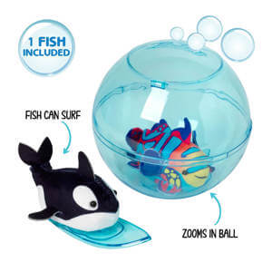 Zhu Zhu Aquarium Bubble Ball & Surfboard Playset